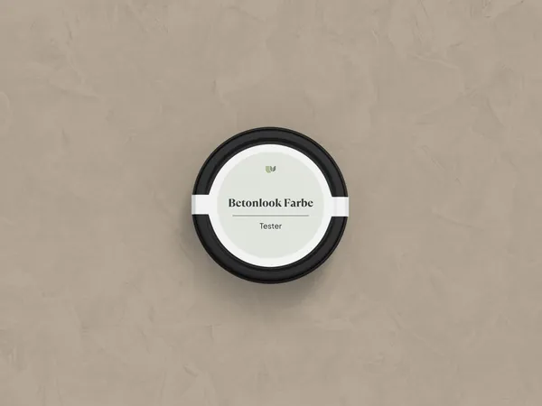 Betonlook verf 240 Biscuit kleurtester DE