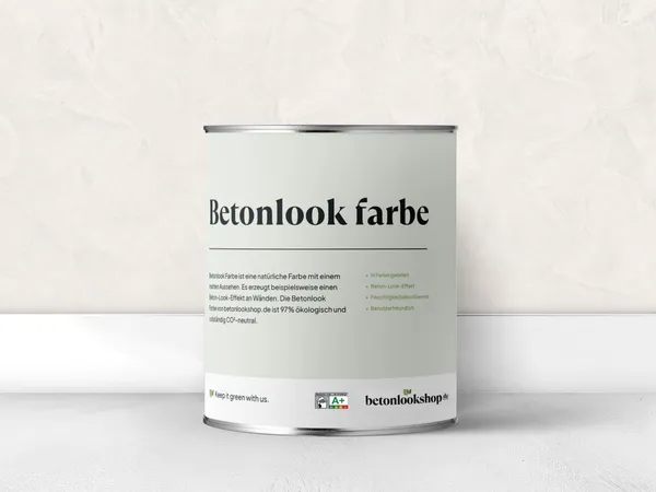 Betonlook verf 200 Creme blik DE