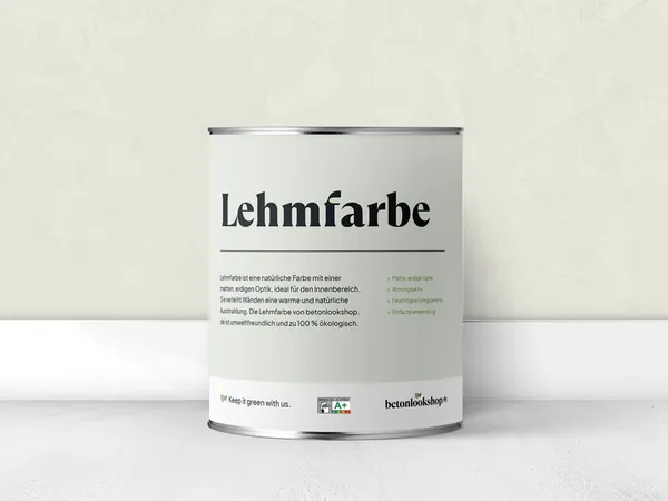 Leemverf 204 Ivoire blik DE