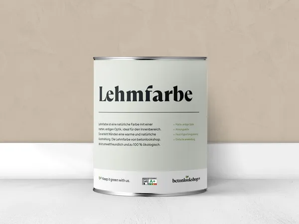 Leemverf 205 Creme blik DE