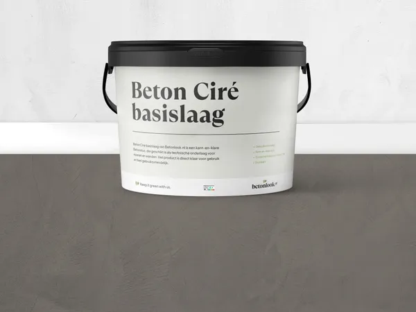 Beton Cire 02 Zilvergrijs basislaag