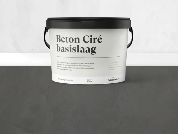 Beton Cire 04 Antraciet basislaag