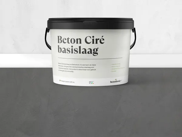 Beton Cire 06 Staal basislaag