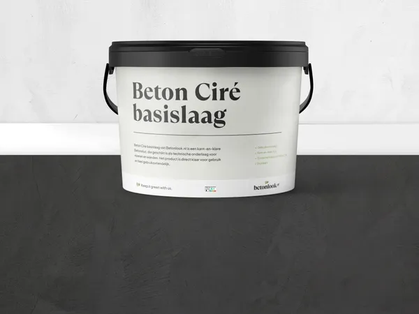Beton Cire 10 Zwart basislaag