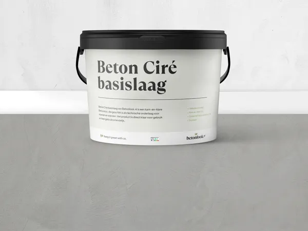 Beton Cire 12 Pastelgrijs basislaag