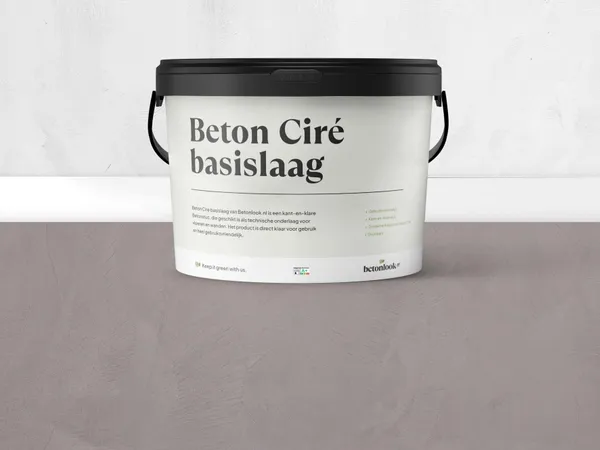 Beton Cire 18 Muisgrijs basislaag
