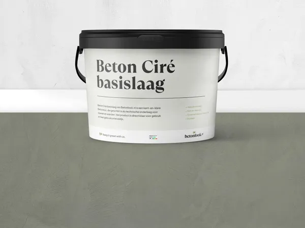 Beton Cire 20 Donkergroen basislaag