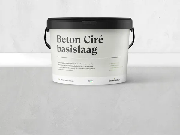 Beton Cire 21 Witgrijs basislaag
