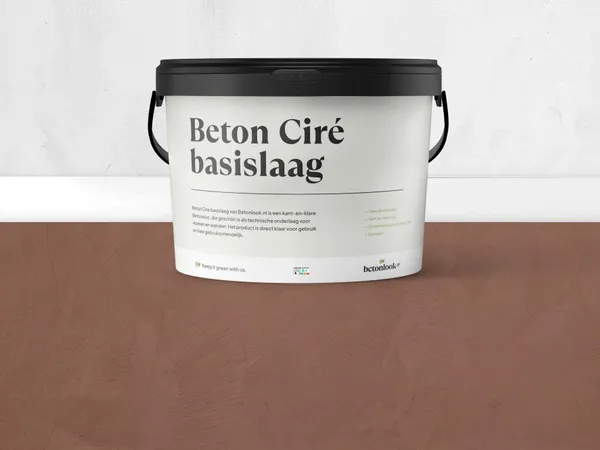Beton Cire 22 Zacht terra basislaag