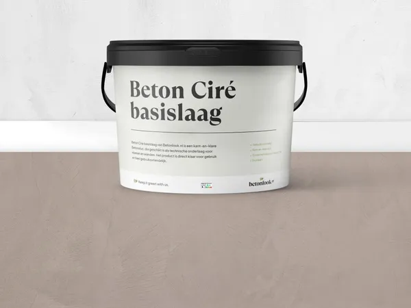 Beton Cire 24 Zacht taupe basislaag