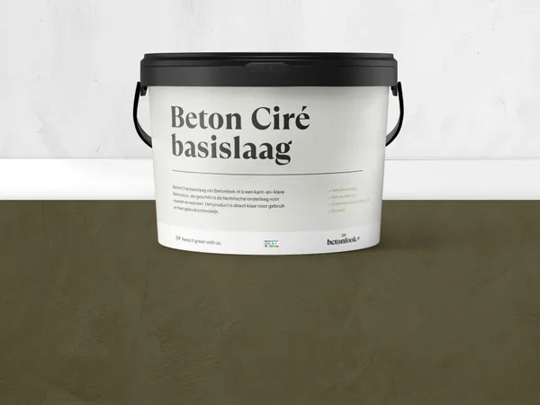 Beton Cire 29 Kakigroen basislaag