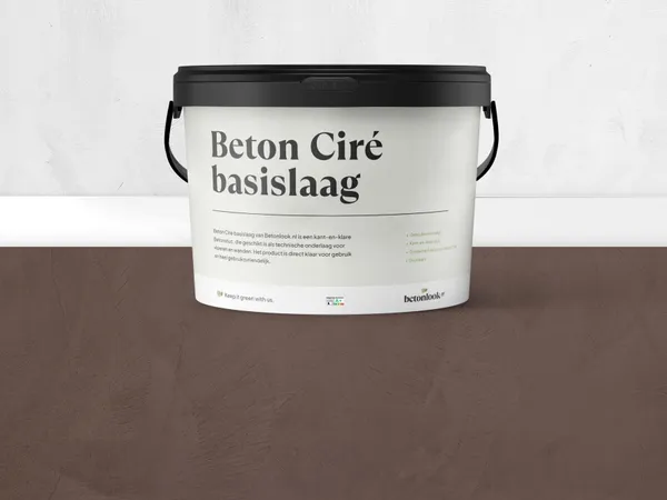 Beton Cire 32 Koffiebruin basislaag