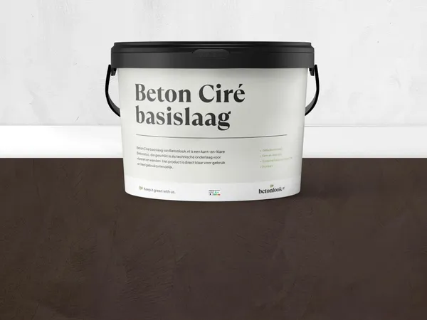 Beton Cire 33 Mokkabruin basislaag
