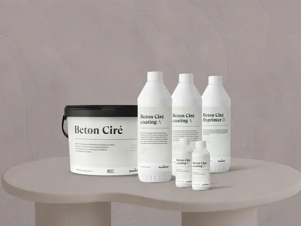 Beton Cire 18 Muisgrijs meubelpakket
