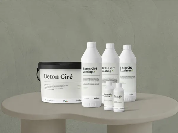 Beton Cire 20 Donkergroen meubelpakket