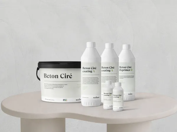 Beton Cire 21 Witgrijs meubelpakket