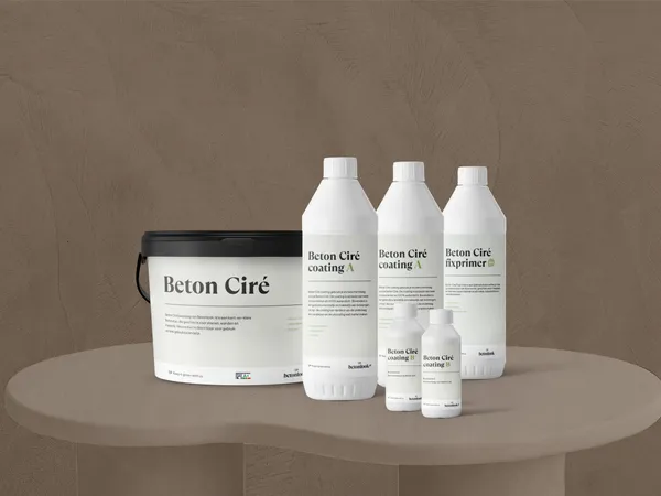 Beton Cire 30 Walnootbruin meubelpakket