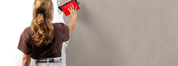 Beton Cire 24 Zacht taupe aanbrengen wand