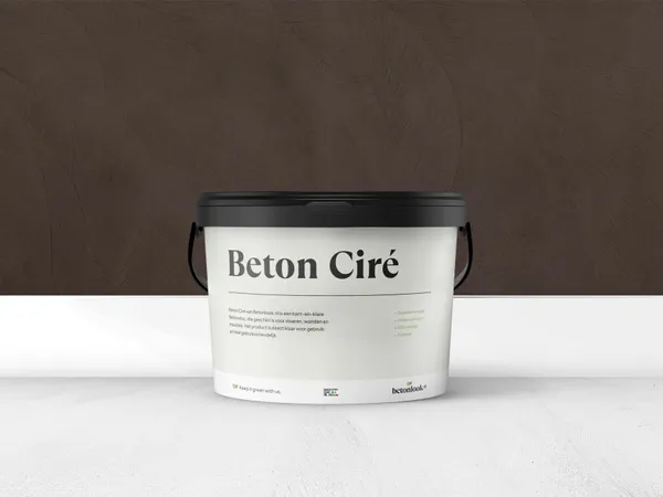 Beton Cire 33 Mokkabruin stucpasta