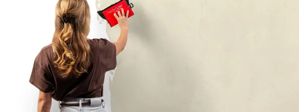 Beton Cire 10125 Witte neushoorn aanbrengen wand