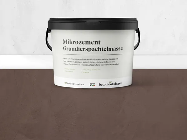 Beton Cire 32 Koffiebruin basislaag DE