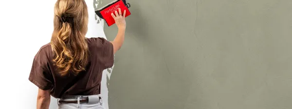 Beton Cire 19 Middengroen aanbrengen wand