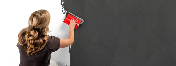 Beton Cire 10 Zwart aanbrengen vloer