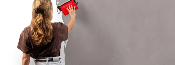 Beton Cire 18 Muisgrijs aanbrengen wand