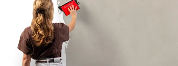 Beton Cire 10234 Coquille aanbrengen wand