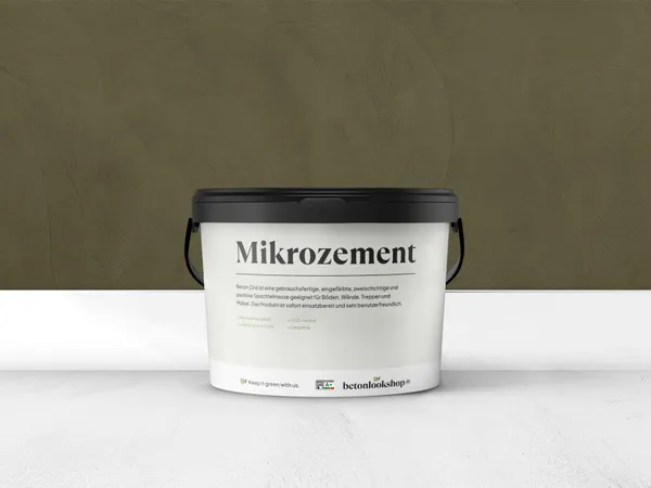 Beton Cire 29 Kakigroen stucpasta DE