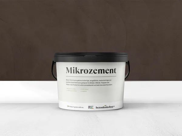 Beton Cire 33 Mokkabruin stucpasta DE