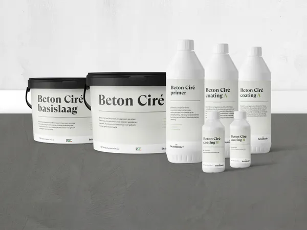 Beton Cire 01 Grijs badkamerpakket vloer