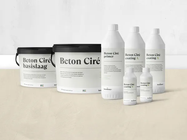 Beton Cire 10201 Lin Lisse badkamerpakket vloer