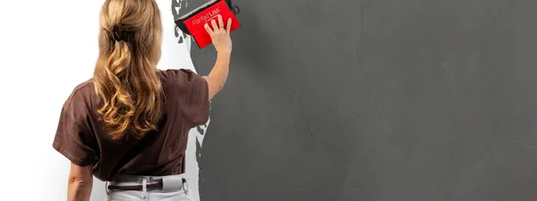 Beton Cire 04 Antraciet aanbrengen wand