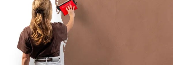Beton Cire 09 Terracotta aanbrengen wand