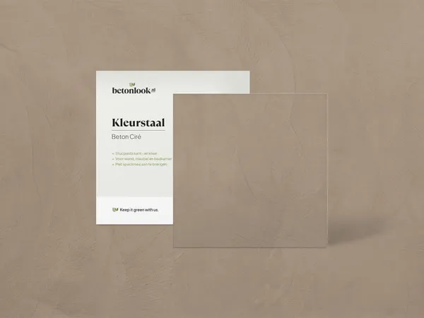 Beton Cire 10736 Kohikona kleurstaal