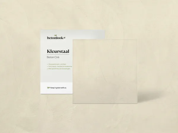 Beton Cire 10125 Witte neushoorn kleurstaal