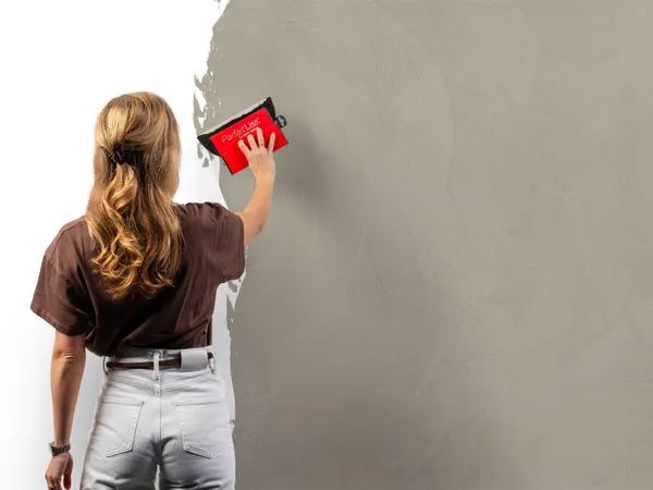Beton Cire 10236 Tatre aanbrengen wand