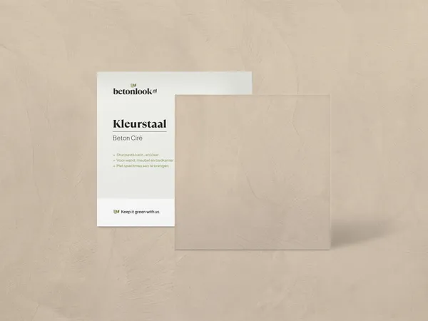 Beton Cire 14 Camel kleurstaal