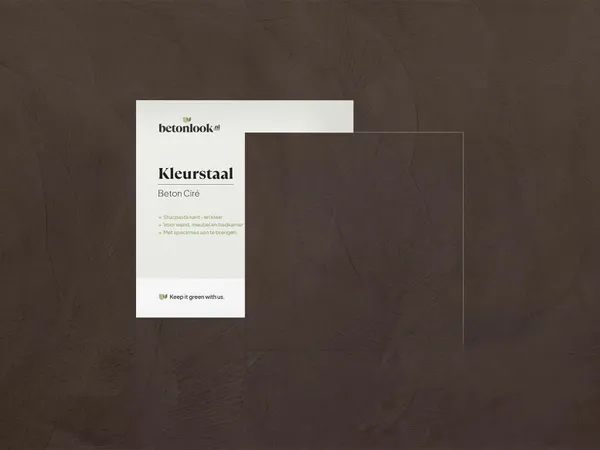 Beton Cire 33 Mokkabruin kleurstaal