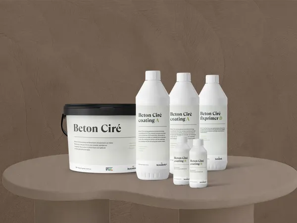 Beton Cire 03 Aarde meubelpakket