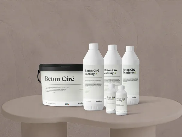 Beton Cire 17 Licht taupe meubelpakket