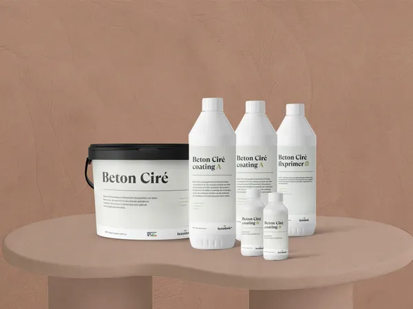 Beton Cire 26 Oudroze meubelpakket