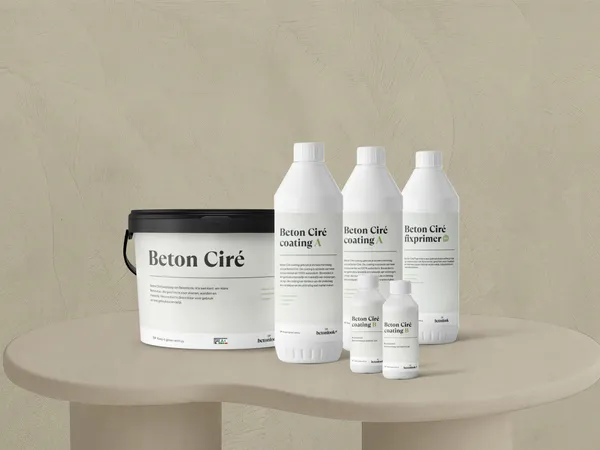 Beton Cire 27 Zandsteen meubelpakket
