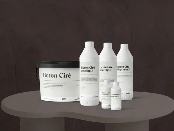 Beton Cire 34 Chocoladebruin meubelpakket