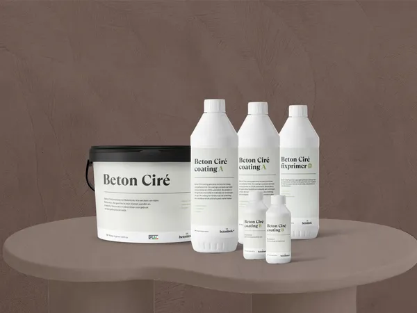 Beton Cire 32 Koffiebruin meubelpakket
