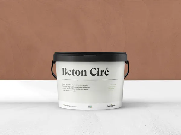 Beton Cire 09 Terracotta stucpasta