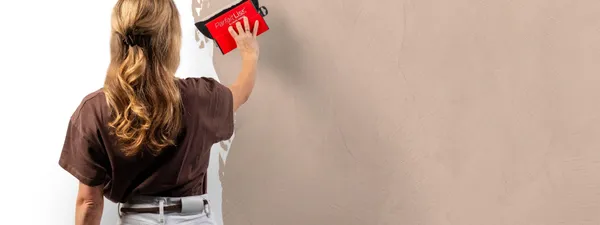Beton Cire 16 Lichtbruin aanbrengen wand