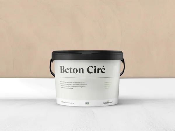 Beton Cire 25 Fluweelroze stucpasta