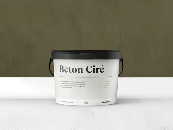 Beton Cire 29 Kakigroen stucpasta